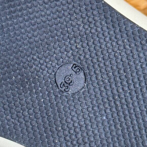 FREE PEOPLE Winston Platform Loafer Mules SZ 39.5 / 9.5 Distressed White Leather - Picture 10 of 11